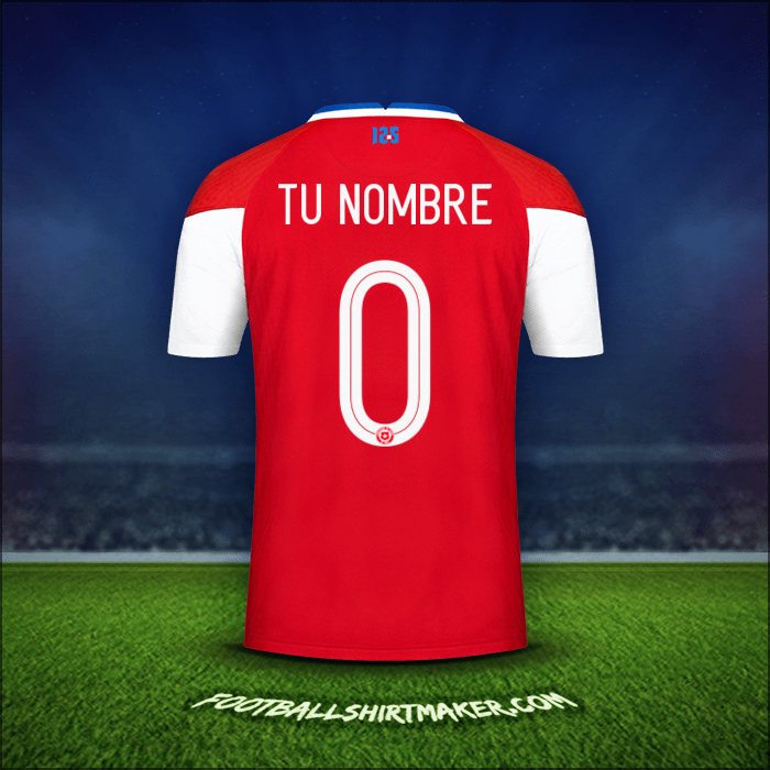 Jersey Chile 2020/2021 -  tu nombre - 0