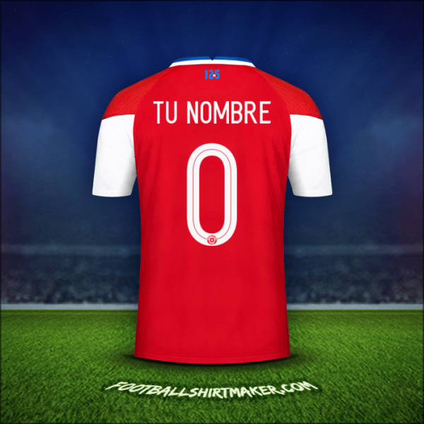 Jersey Chile 2020/2021 -  tu nombre - 0