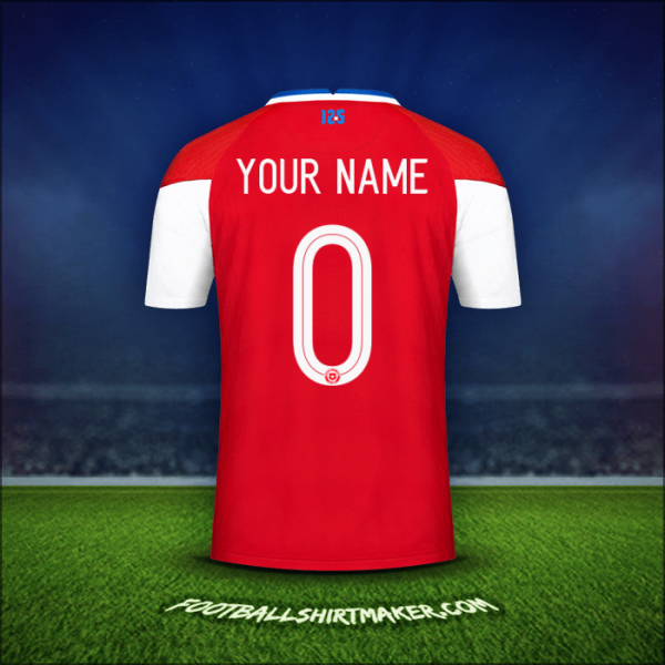 Jersey Chile 2020/2021 -  your name - 0