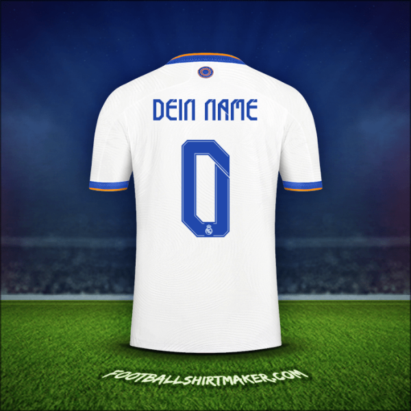 Trikot Real Madrid CF Cup 2021/2022 -  dein name - 0