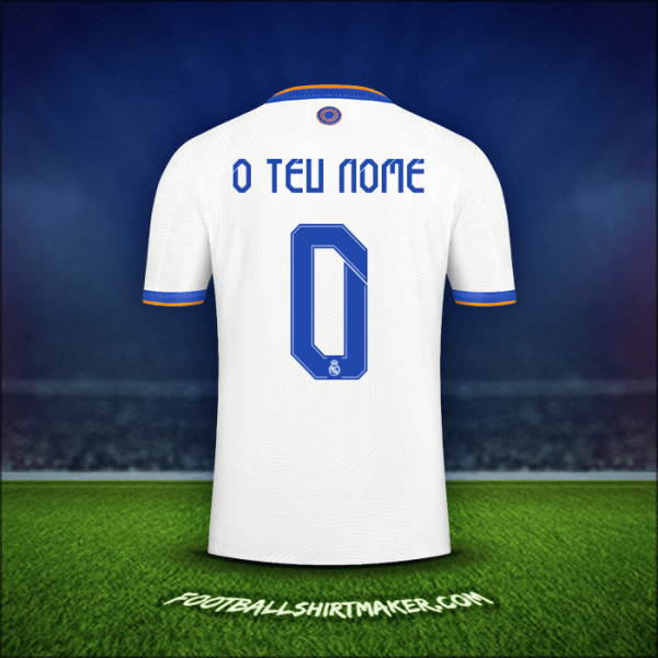 Camisola Real Madrid CF Cup 2021/2022 -  o teu nome - 0