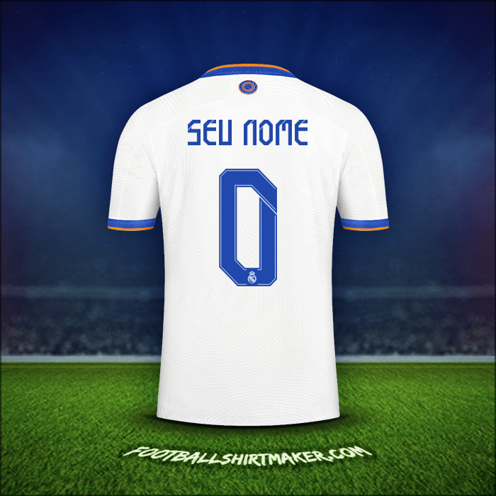 Camisa Real Madrid CF Cup 2021/2022 -  seu nome - 0