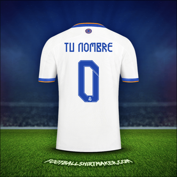 Camiseta Real Madrid CF Cup 2021/2022 -  tu nombre - 0