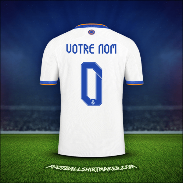 Maillot Real Madrid CF Cup 2021/2022 -  votre nom - 0