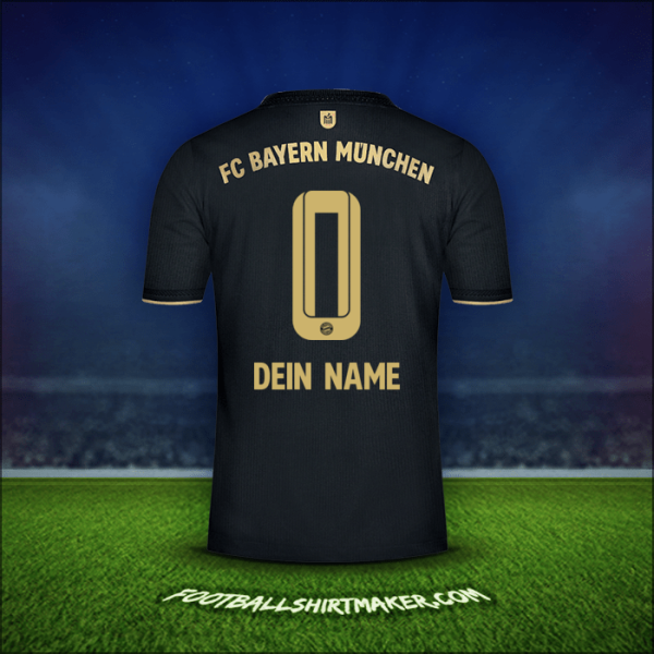 Trikot FC Bayern Munchen 2021/2022 Auswärts -  dein name - 0