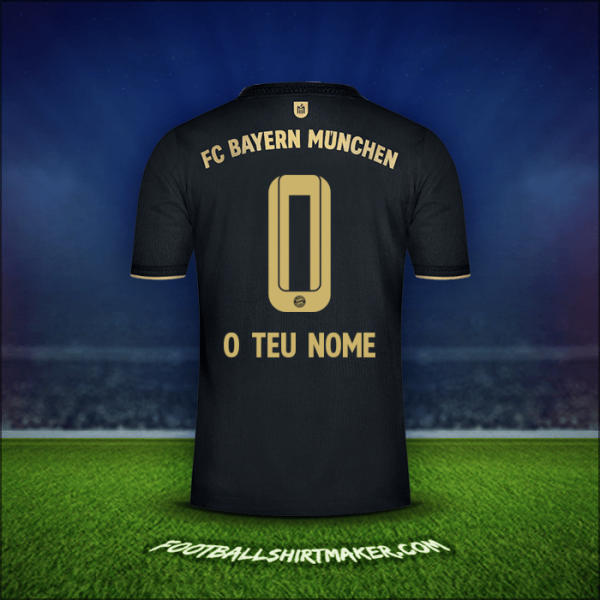 Camisola FC Bayern Munchen 2021/2022 Alternativa -  o teu nome - 0