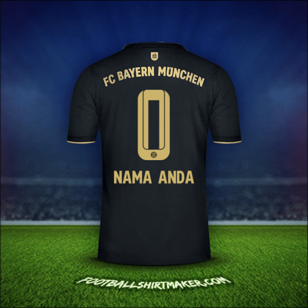 Jersey FC Bayern Munchen 2021/2022 Alternatif -  nama anda - 0