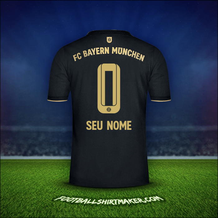 Camisa FC Bayern Munchen 2021/2022 Alternativa -  seu nome - 0