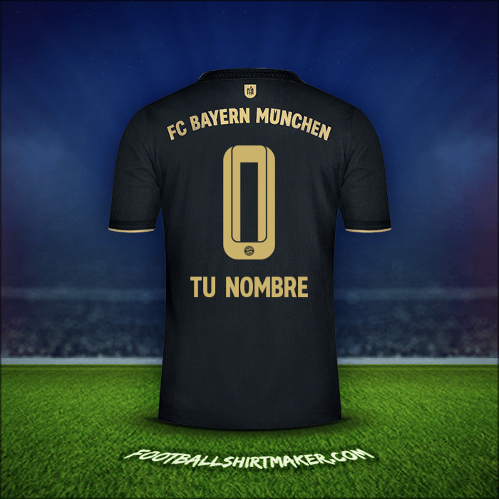 Jersey FC Bayern Munchen 2021/2022 Visita -  tu nombre - 0