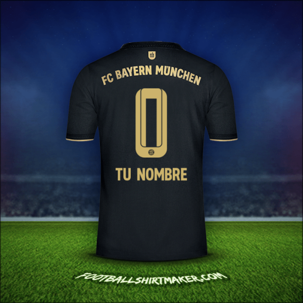 Camiseta FC Bayern Munchen 2021/2022 Visita -  tu nombre - 0