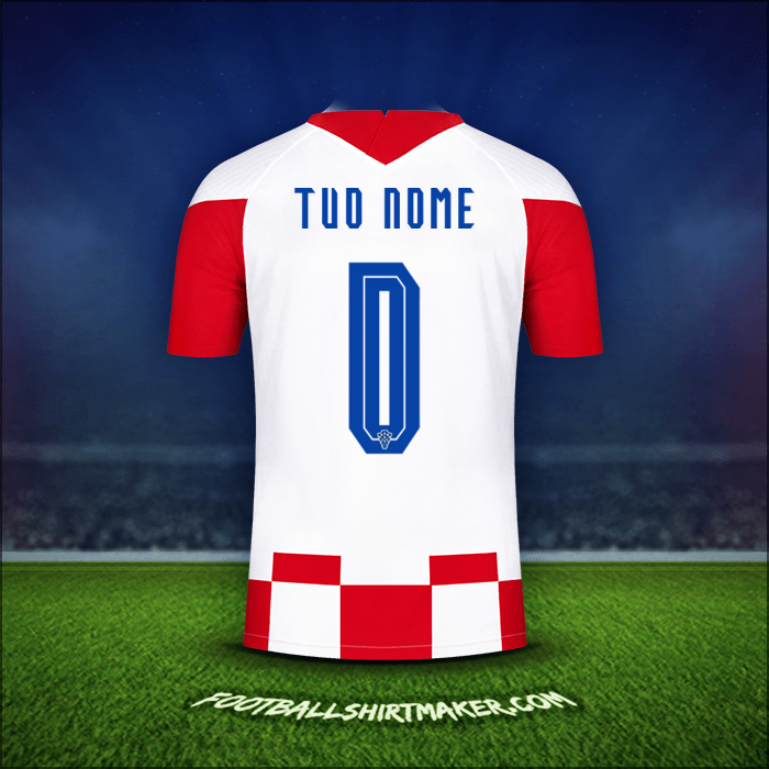 Maglia Croazia 2020/2021 -  tuo nome - 0