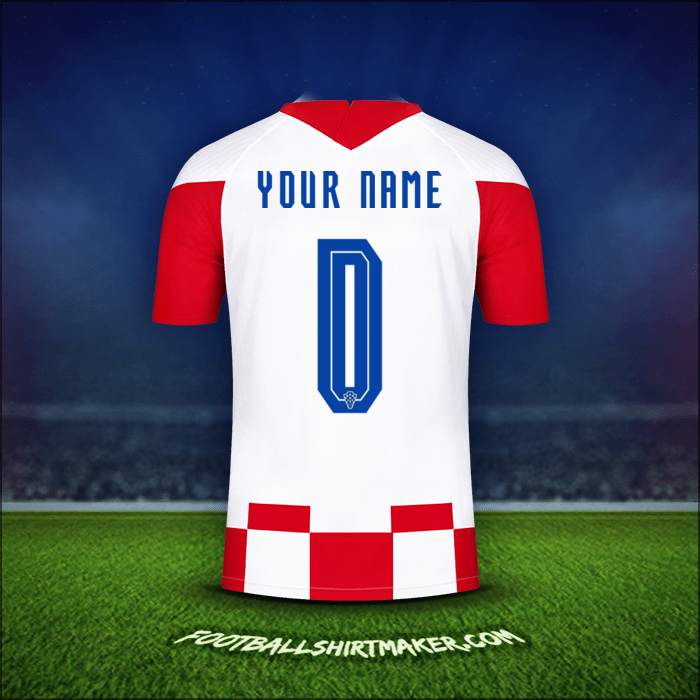 Jersey Croatia 2020/2021 -  your name - 0