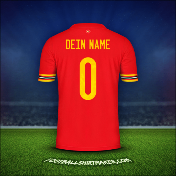 Trikot Wales 2020/2021 -  dein name - 0
