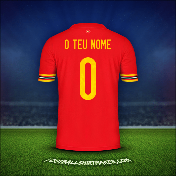 Camisola País de Gales 2020/2021 -  o teu nome - 0