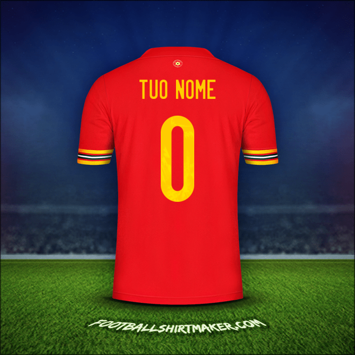 Maglia Galles 2020/2021 -  tuo nome - 0