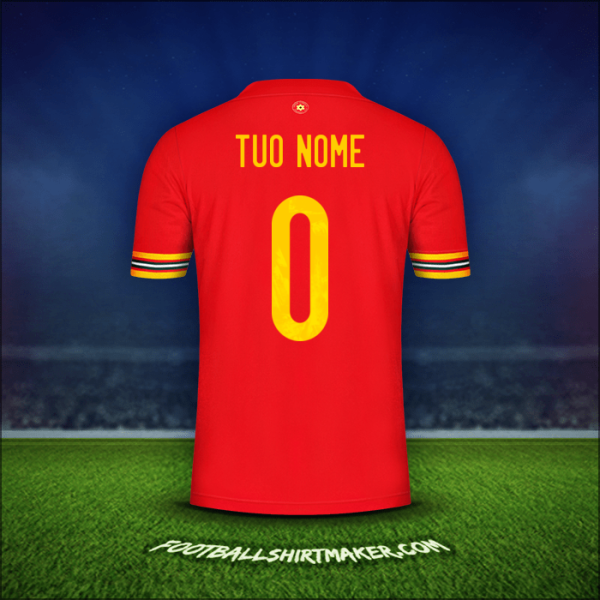 Maglia Galles 2020/2021 -  tuo nome - 0