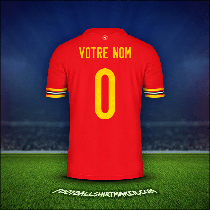 Maillot Pays de Galles 2020/2021 -  votre nom - 0