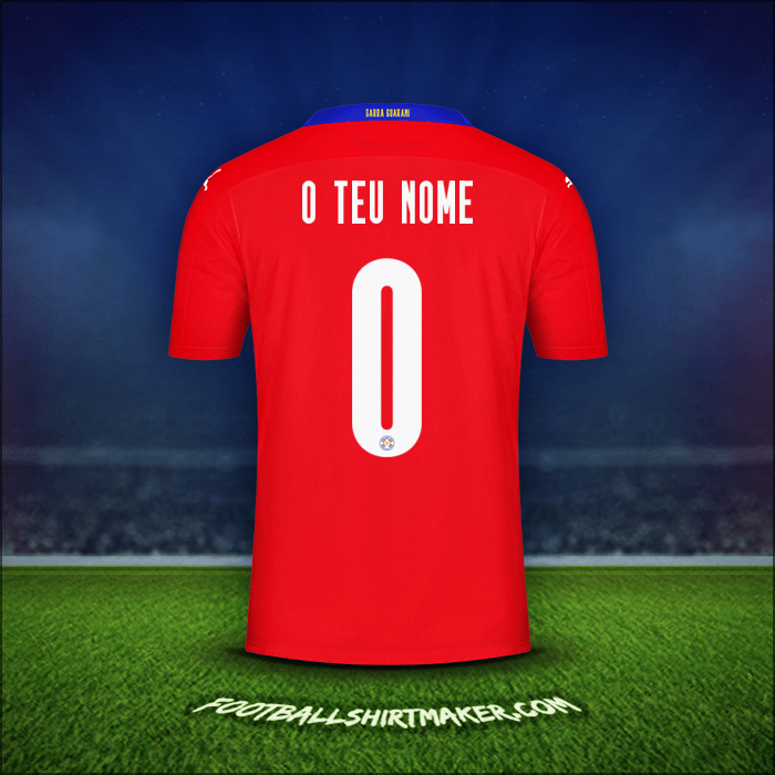 Camisola Paraguai 2020/2021 -  o teu nome - 0