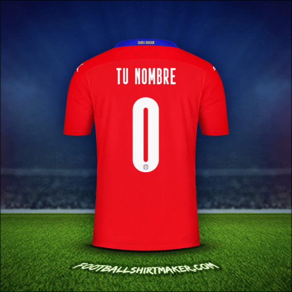Camiseta Paraguay 2020/2021 -  tu nombre - 0