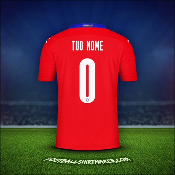 Maglia Paraguay 2020/2021 -  tuo nome - 0