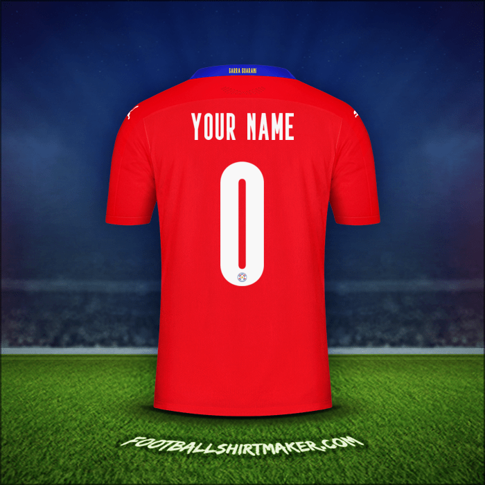 Jersey Paraguay 2020/2021 -  your name - 0