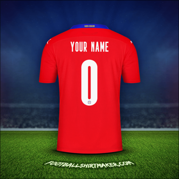 Jersey Paraguay 2020/2021 -  your name - 0