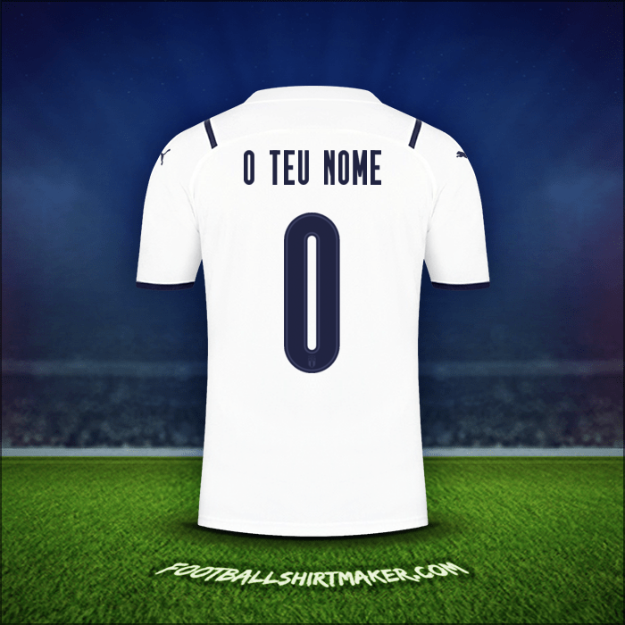 Camisola Itália 2021 Alternativa -  o teu nome - 0