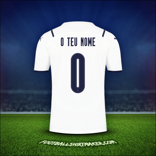 Camisola Itália 2021 Alternativa -  o teu nome - 0