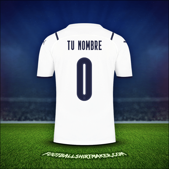 Camiseta Italia 2021 Visita -  tu nombre - 0