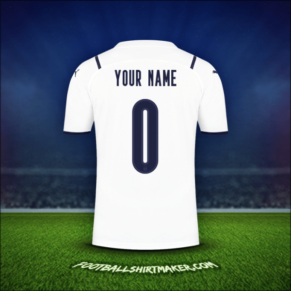 Shirt Italy 2021 Away -  your name - 0