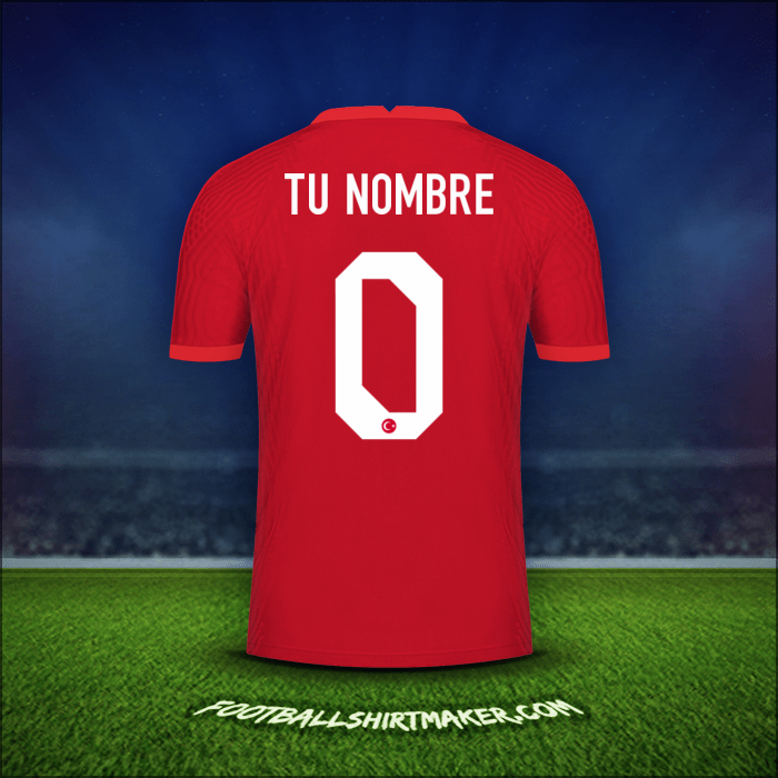 Jersey Turquia 2020/2021 Visita -  tu nombre - 0