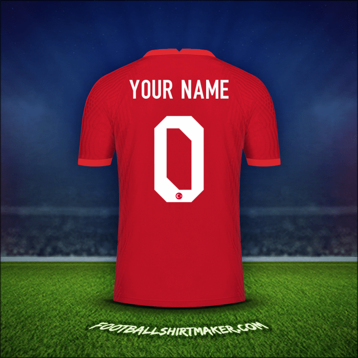 Shirt Turkey 2020/2021 Away -  your name - 0
