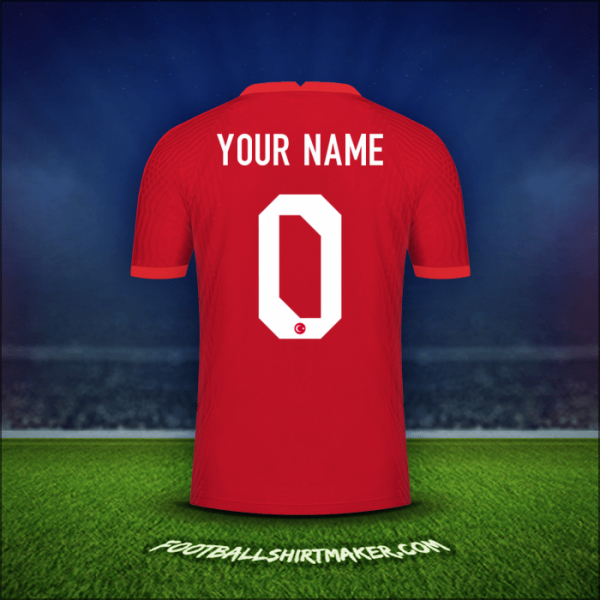 Shirt Turkey 2020/2021 Away -  your name - 0