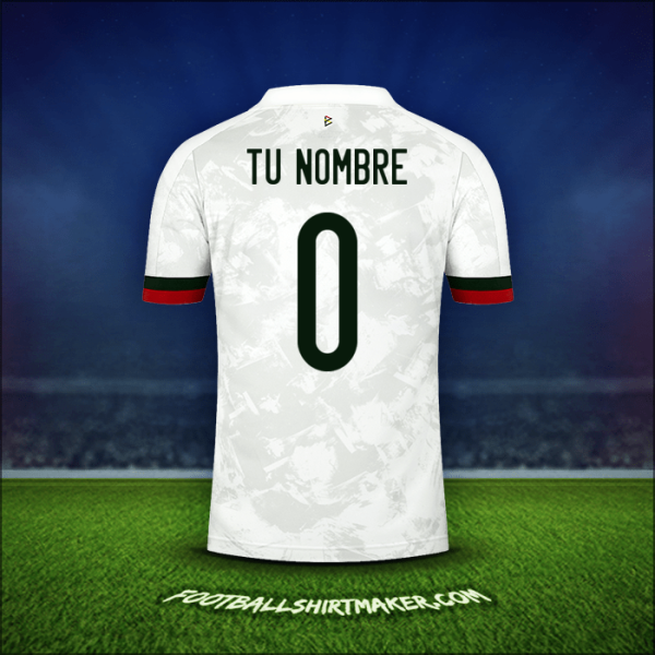 Jersey Belgica 2020/2021 Visita -  tu nombre - 0