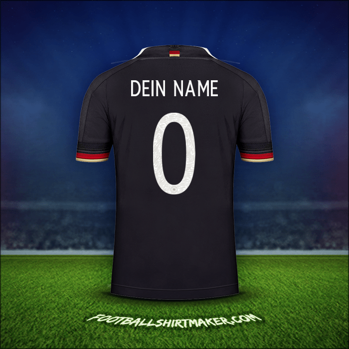 Trikot Deutschland 2021 Auswärts -  dein name - 0