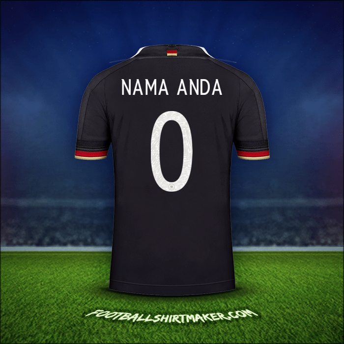 Jersey Jerman 2021 Alternatif -  nama anda - 0