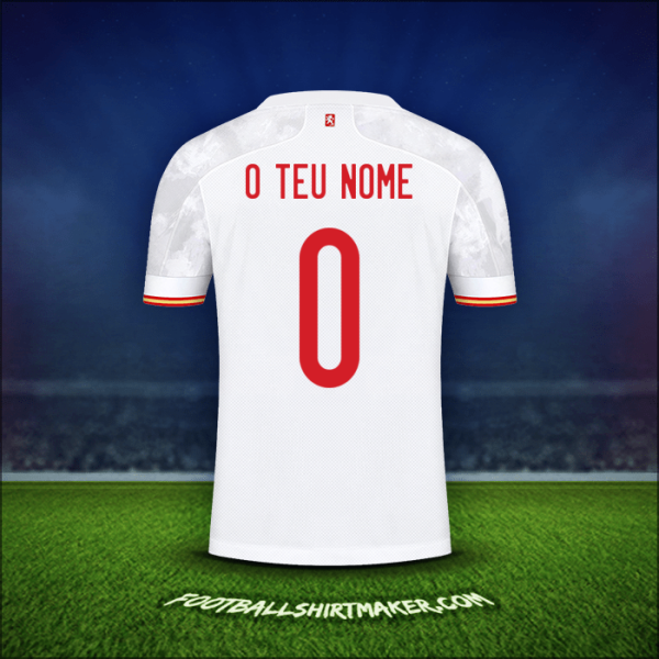 Camisola Espanha 2021 Alternativa -  o teu nome - 0
