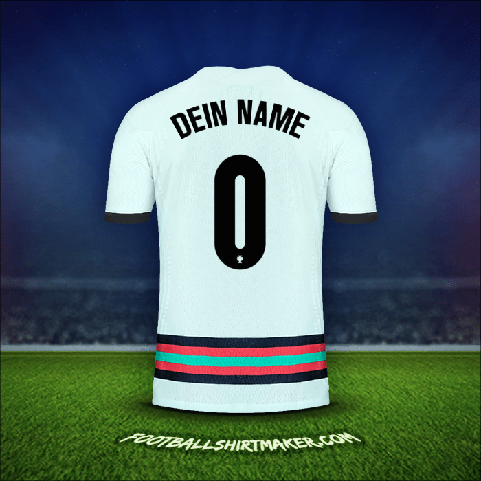 Trikot Portugal 2020/2021 Auswärts -  dein name - 0