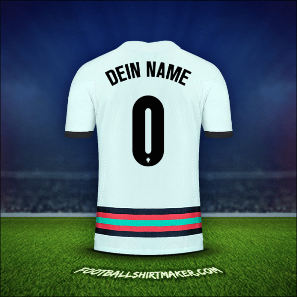 Trikot Portugal 2020/2021 Auswärts -  dein name - 0
