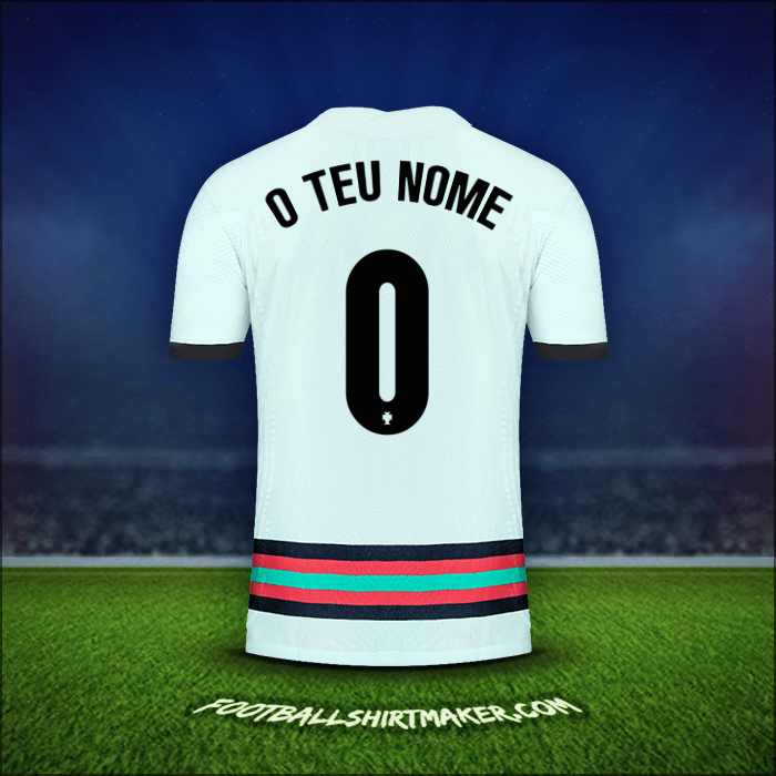 Camisola Portugal 2020/2021 Alternativa -  o teu nome - 0
