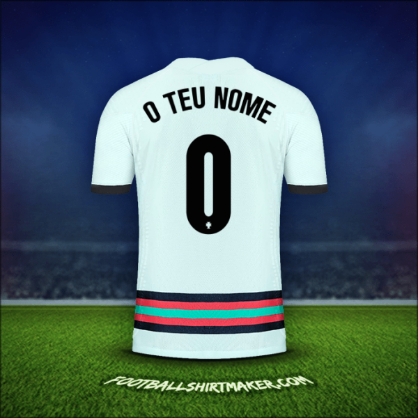Camisola Portugal 2020/2021 Alternativa -  o teu nome - 0