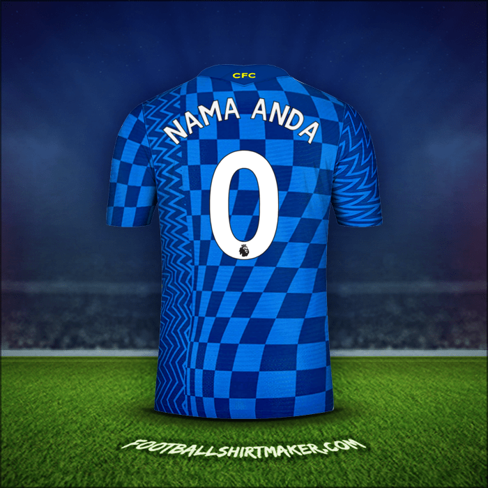 Jersey Chelsea 2021/2022 -  nama anda - 0