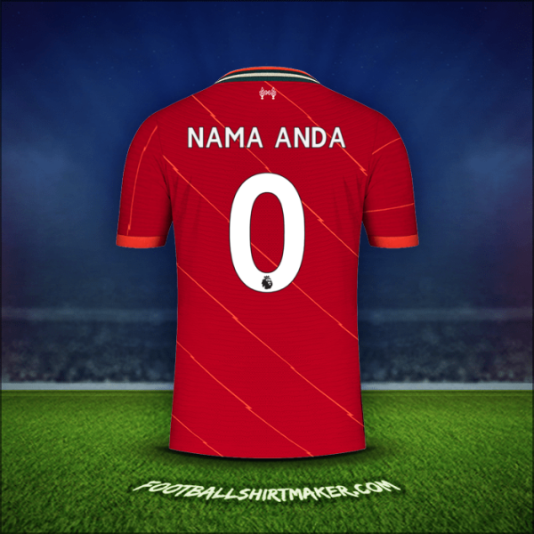 Jersey Liverpool FC 2021/2022 -  nama anda - 0