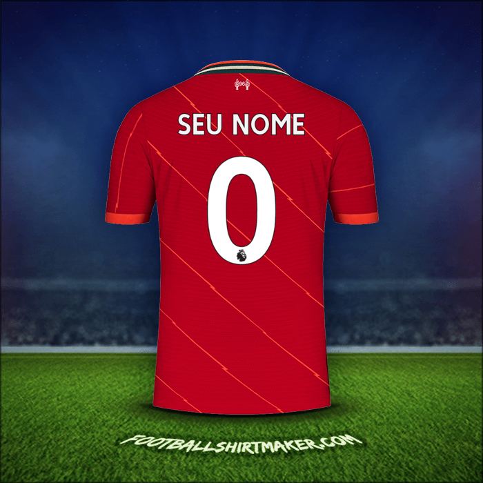 Camisa Liverpool FC 2021/2022 -  seu nome - 0