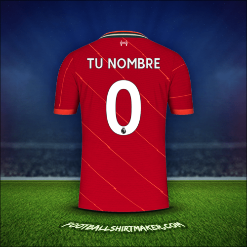 Camiseta Liverpool FC 2021/2022 -  tu nombre - 0