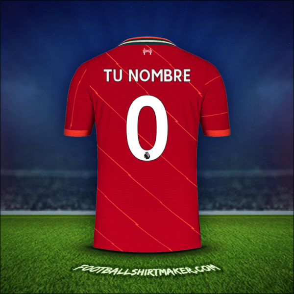 Jersey Liverpool FC 2021/2022 -  tu nombre - 0