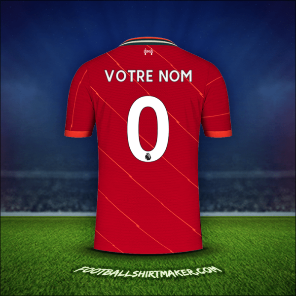 Maillot Liverpool FC 2021/2022 -  votre nom - 0