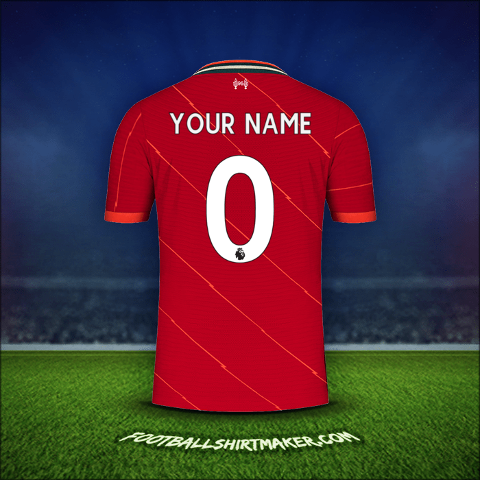 Jersey Liverpool FC 2021/2022 -  your name - 0