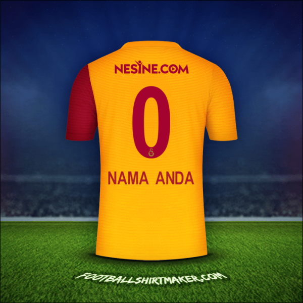 Jersey Galatasaray SK 2021/2022 -  nama anda - 0