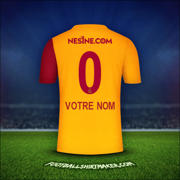 Maillot Galatasaray SK 2021/2022 -  votre nom - 0